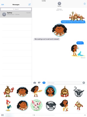 Disney Stickers: Moanaのおすすめ画像4