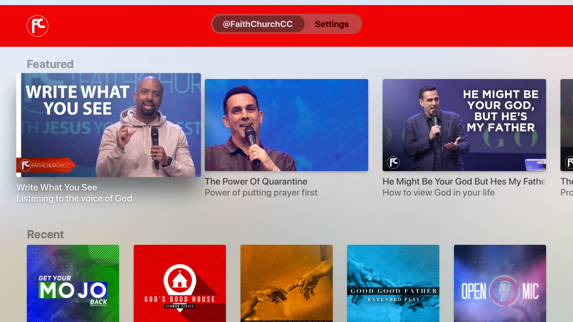 @FaithChurchCC screenshot 7