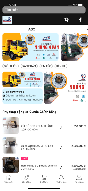 Phụ tùng ô tô Nhung Quân(圖1)-速報App
