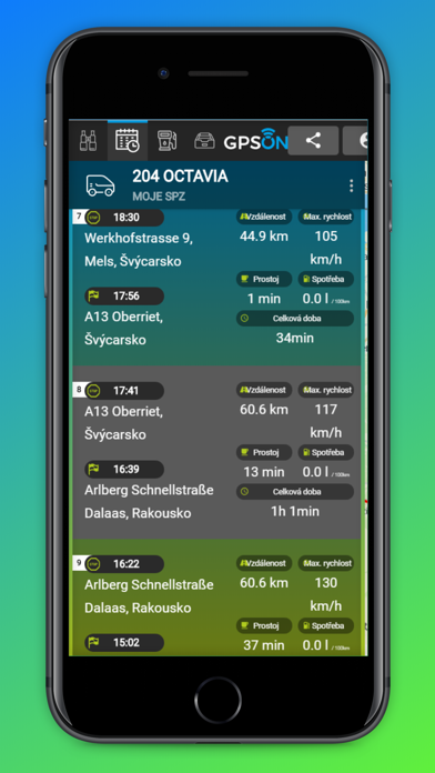Screenshot #2 pour GPSON.cz