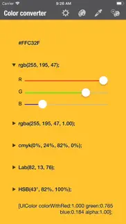 color converter - rgb iphone screenshot 1