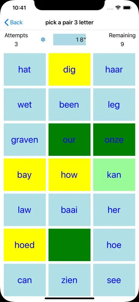 PickAPair Dutch - English
