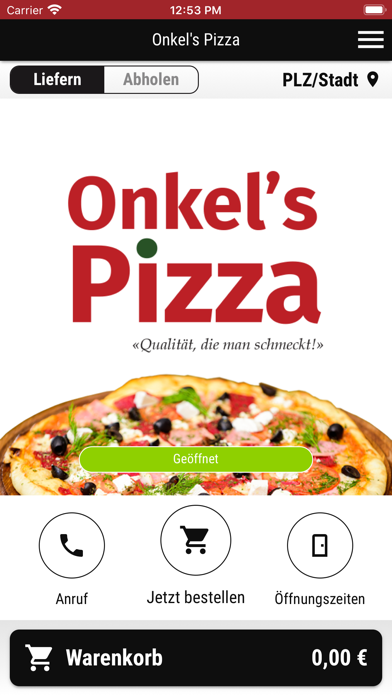 Screenshot #1 pour Onkel's Pizza