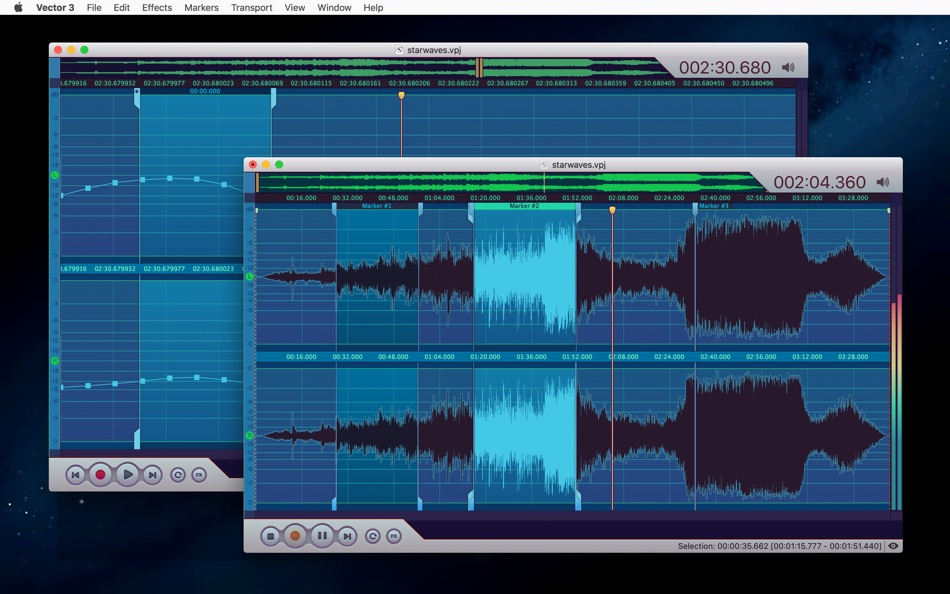 #3. Vector 3 Express: Audio Editor (macOS) 由: Jaroslaw Szpilewski