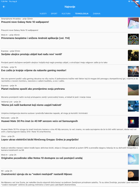 Screenshot #5 pour Novine HR