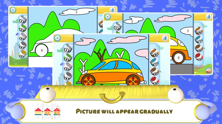 Color by Numbers - Cars screenshot-4