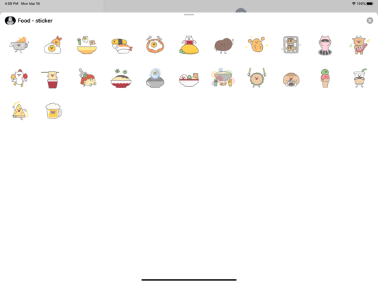 Screenshot #5 pour Food - sticker