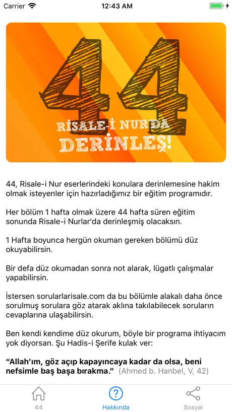 44 Risalei Nurda Derinleş