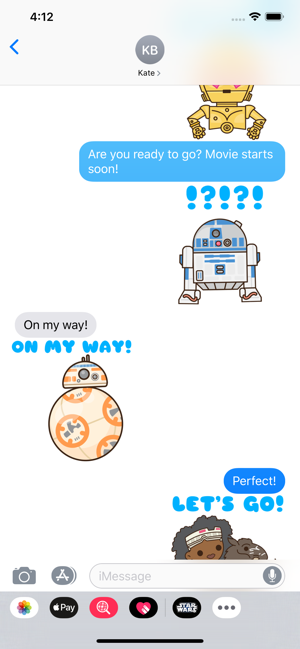 ‎The Rise of Skywalker Stickers Screenshot