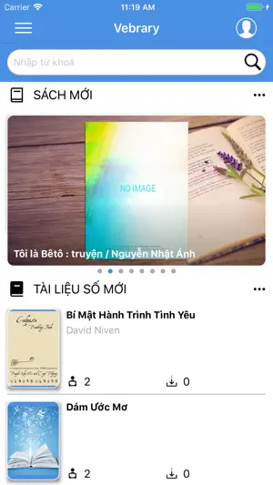 Vebrary screenshot 2