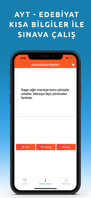 YKS TYT AYT Türkçe Edebiyat(圖5)-速報App