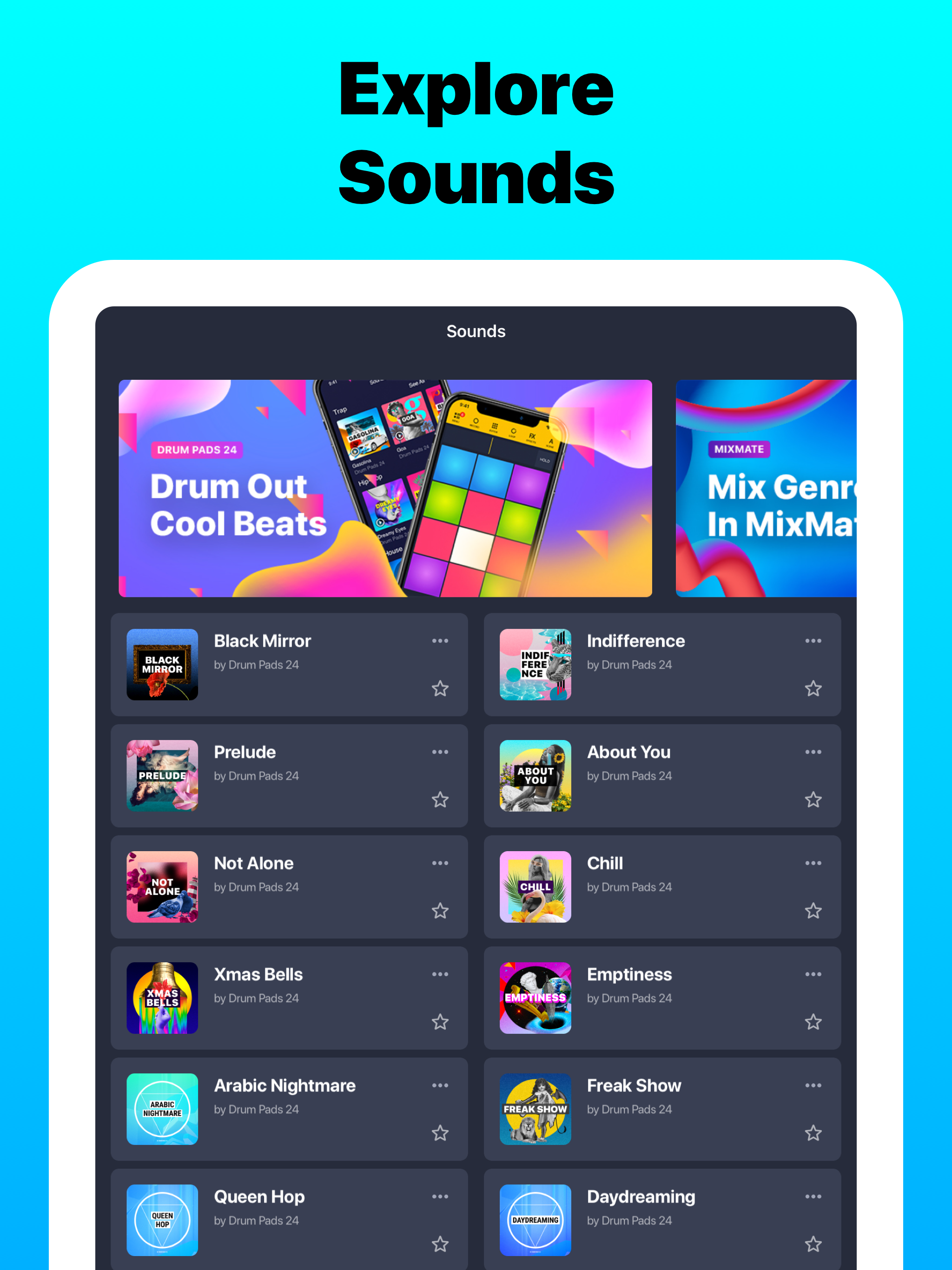Hip-Hop Drum Pads 24