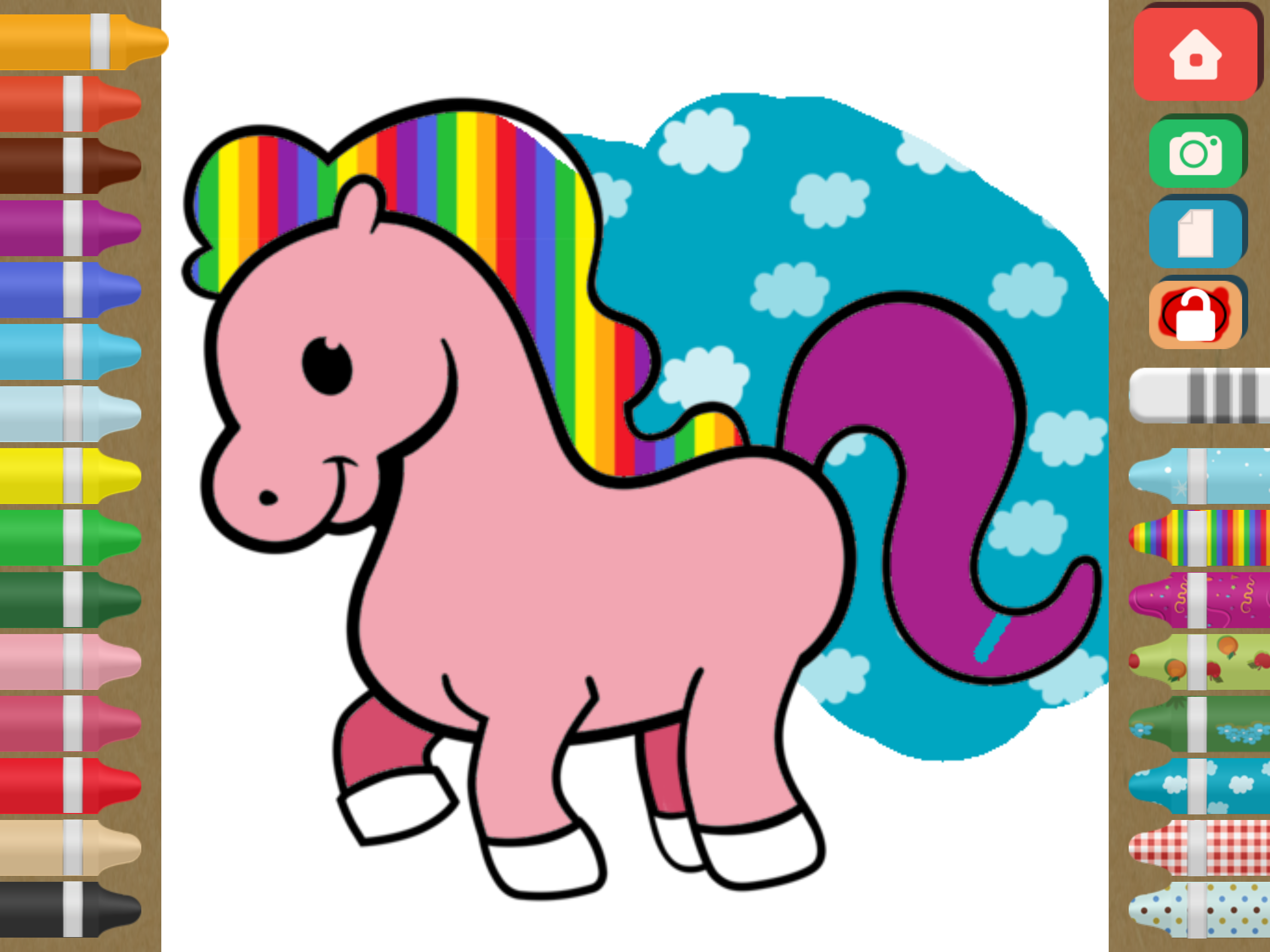 Finger Paint Colorbook Game