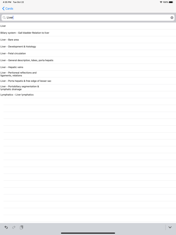 Screenshot #5 pour Instant Anatomy Flash Cards
