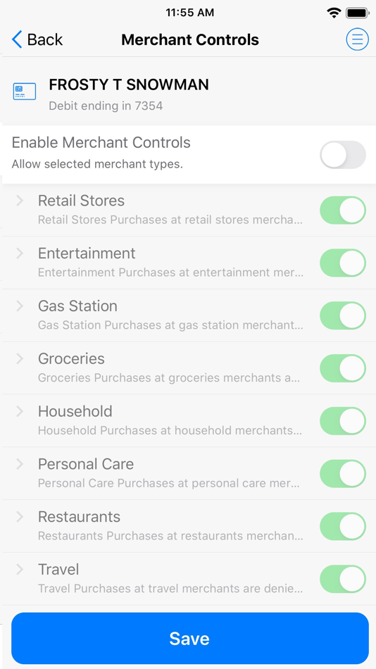 #4. AgFed Debit CardControl (iOS) โดย: Agriculture Federal Credit Union