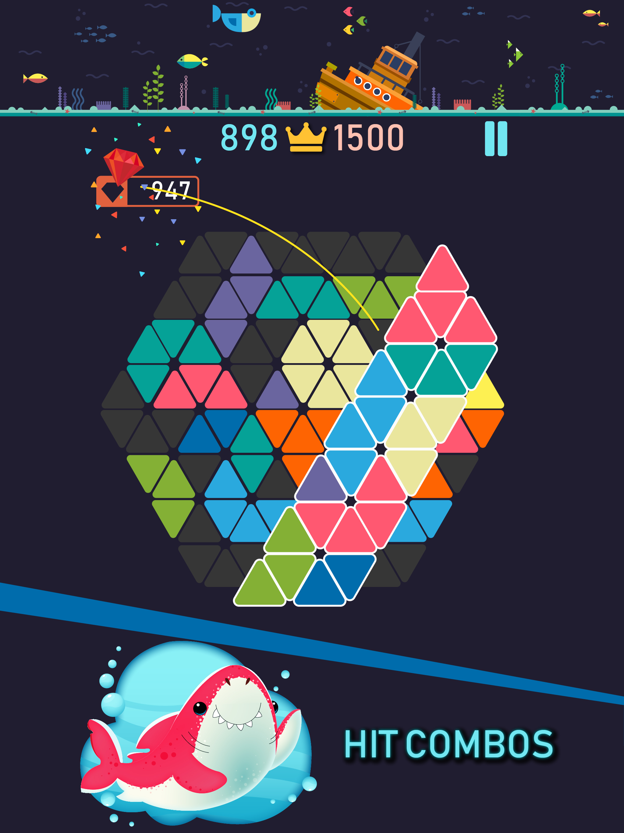 Trigon : Triangle Block Puzzle screenshot 8