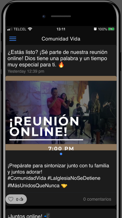 Screenshot #1 pour Comunidad Vida