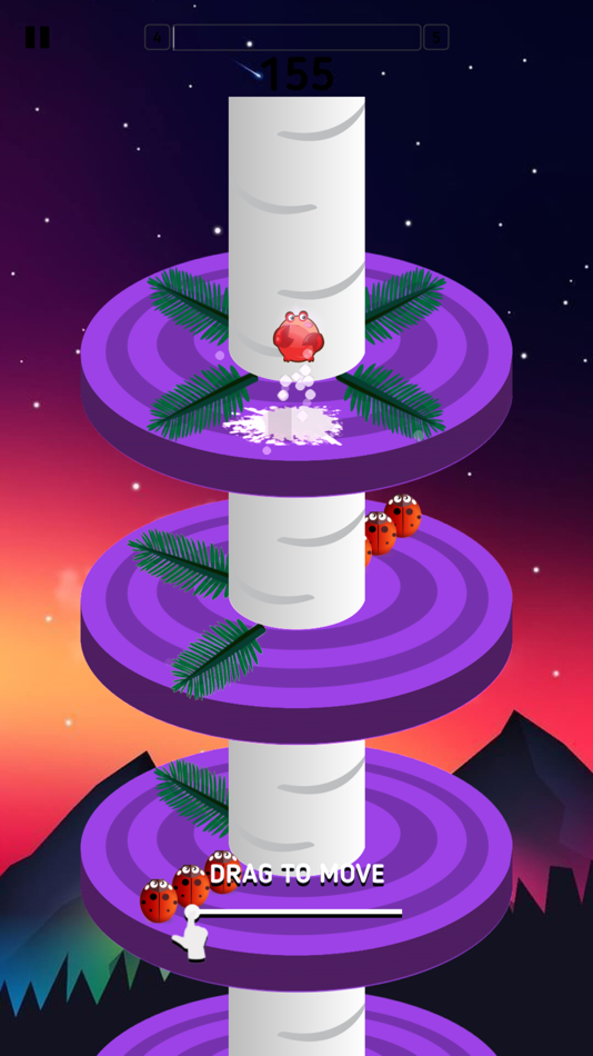#4. Spiral Jump Game (iOS) By: Dan Nguyen Ngoc Dan
