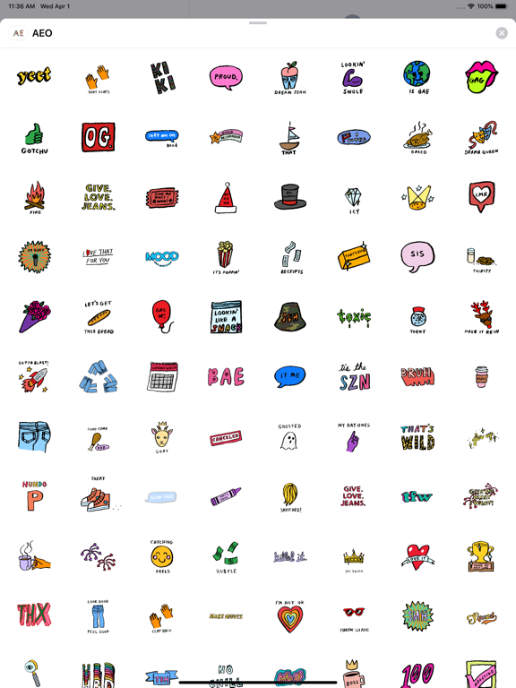 Screenshot #4 pour AE Stickers