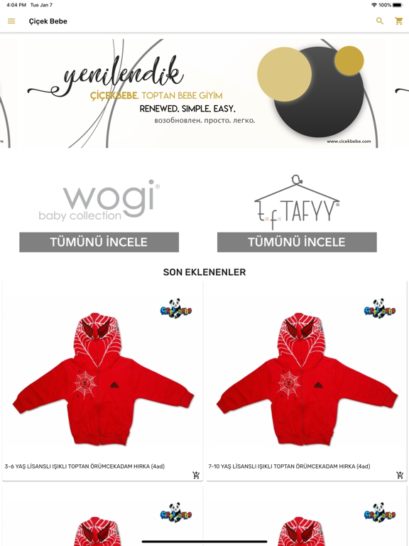 MarcoERA iPad screenshot 1 - Shopping app