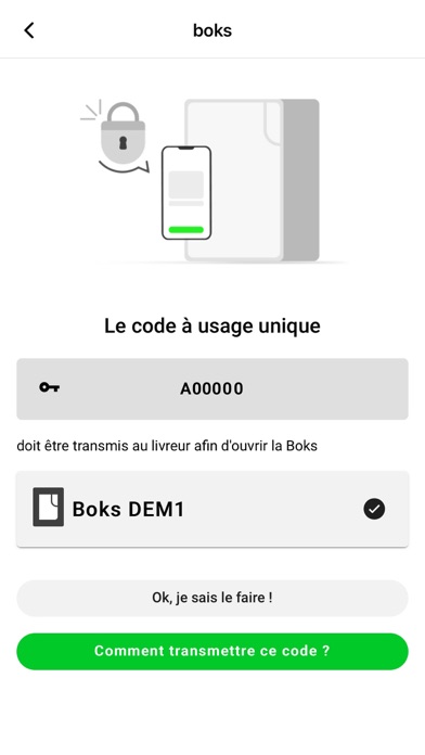 Boks : boite à colis connectée screenshot 2