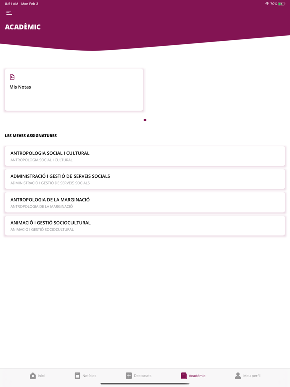 UdL APP iPad screenshot 6 - Education app