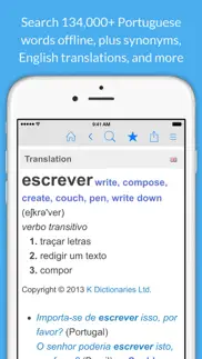 portuguese dictionary. iphone screenshot 1