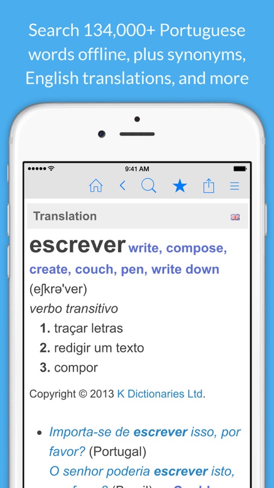 Portuguese Dictionary. - 3.5.1 - (iOS)