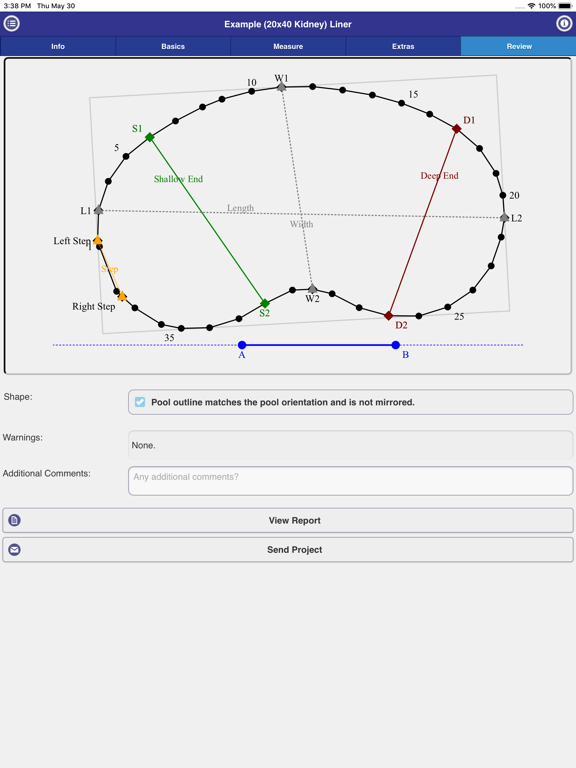 Latham EZ Measure iPad screenshot