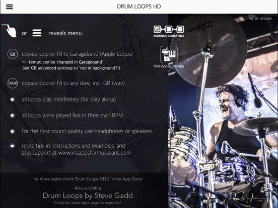Screenshot #4 pour Drum Loops HD