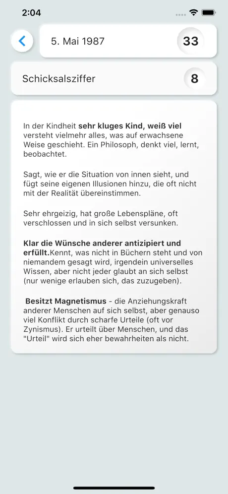 Schnelle Numerologie 69
