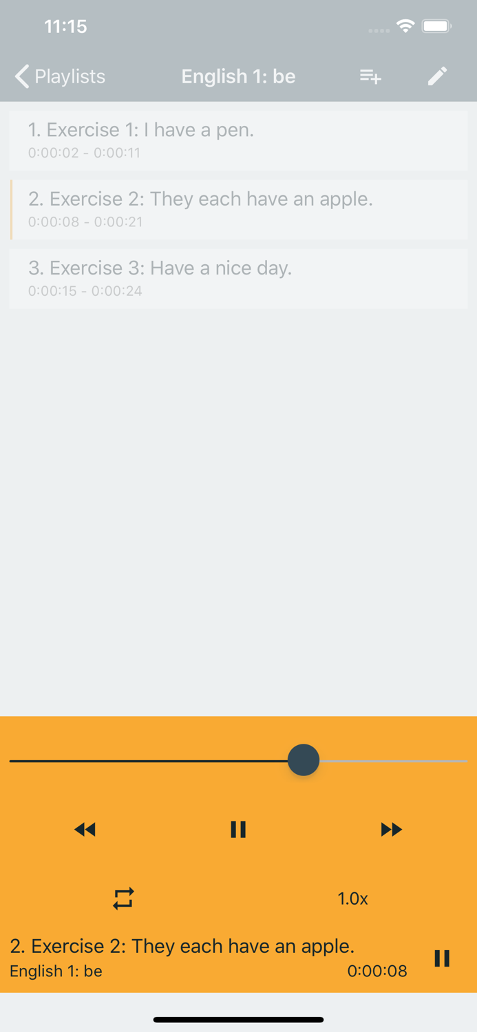 ABFlow - A-B repeat player