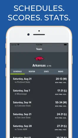 Game screenshot Arkansas Football Schedules mod apk