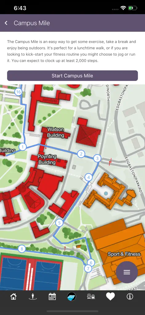 UoB Campus Map - Navigation App | MWM