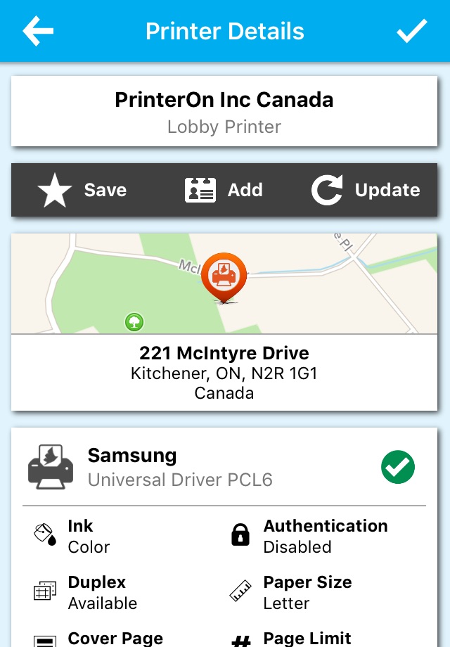 PrinterOn for MobileIron screenshot 4