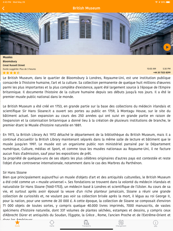 Screenshot #5 pour Londres Carte et Guide Voyage