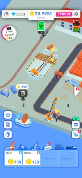 Game screenshot Idle Port - Sea game mod apk