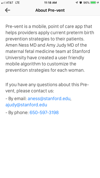 Pre-vent iPhone screenshot 5 - Medical app