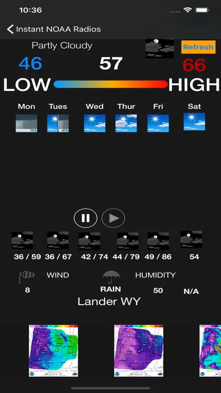 Instant NOAA Radios Elite screenshot 8 of 8