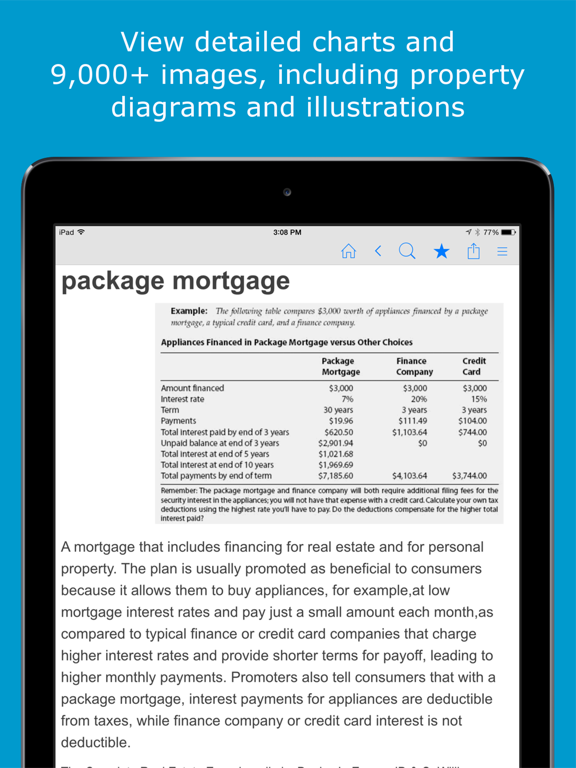 Real Estate Dictionary iPad screenshot 4 - Reference app