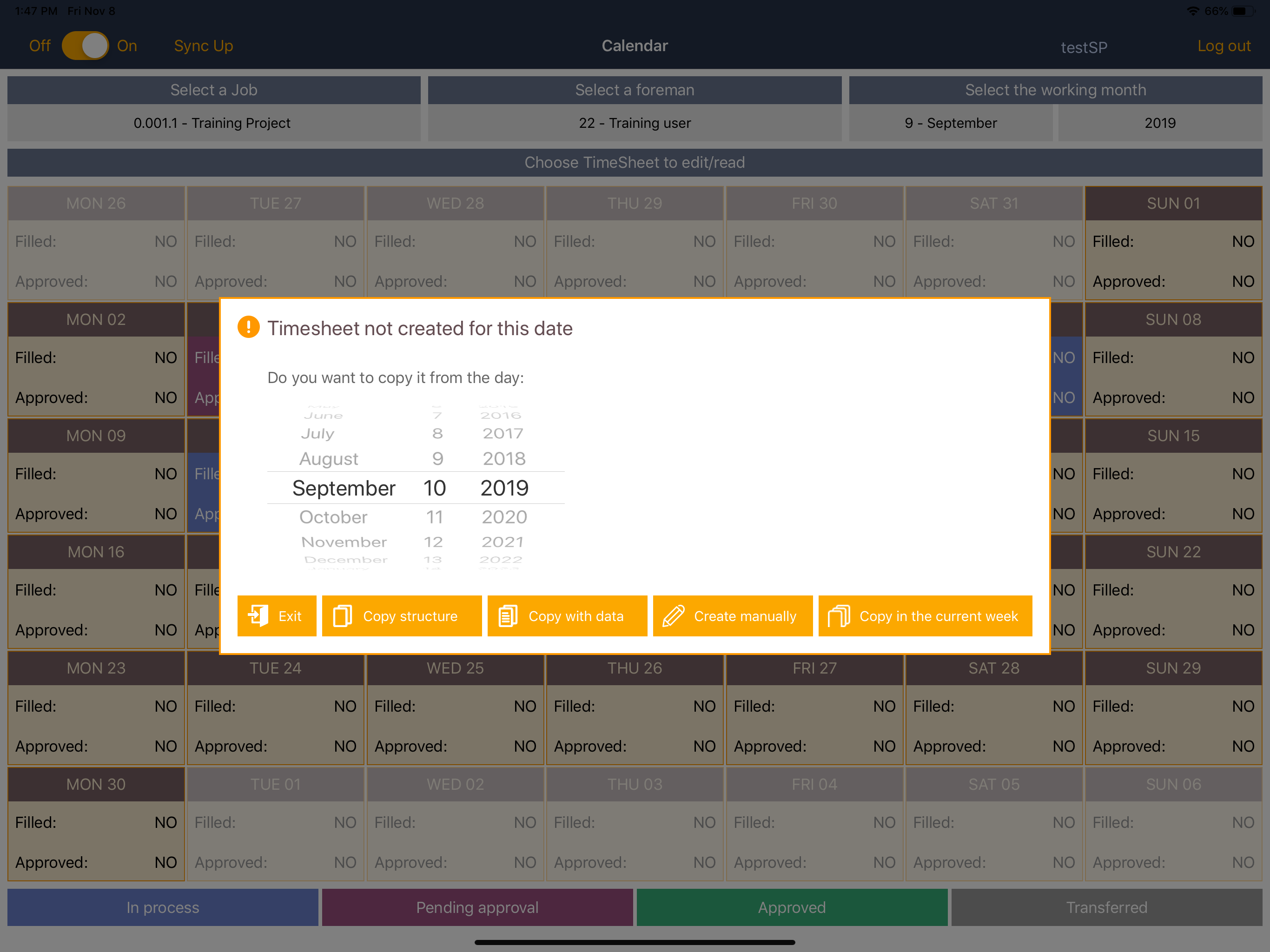 TimeSheet Tool screenshot 4
