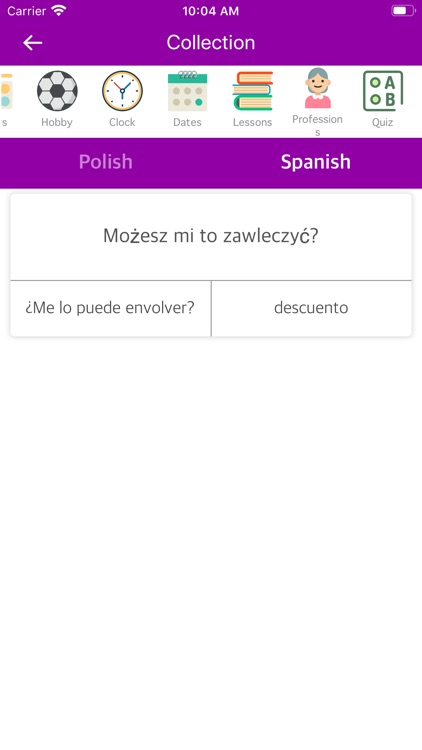 Polish Spanish Dictionary