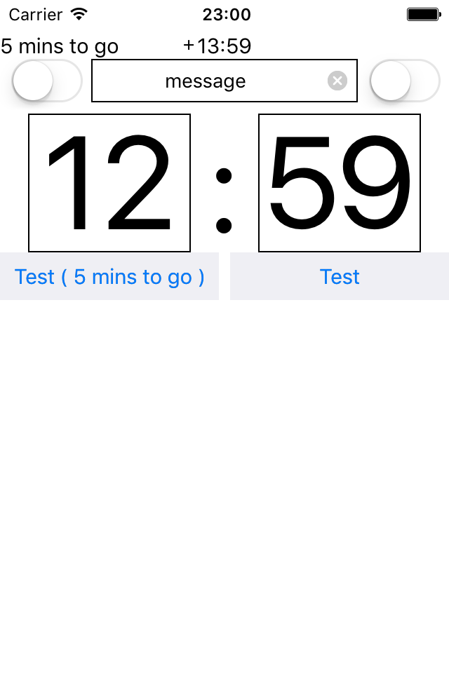 Easy Alarm Time Setting