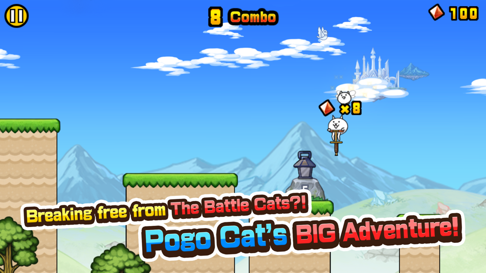 #1. Go! Go! Pogo Cat (iOS) 由: ponos corporation