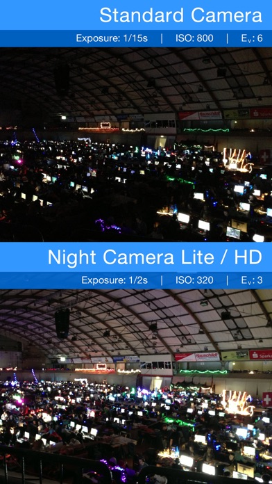 夜カメラ: 低い光の写真 screenshot1