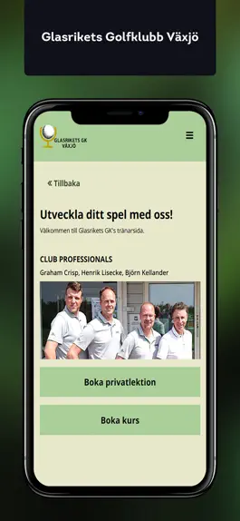 Game screenshot Glasrikets Golfklubb Växjö mod apk