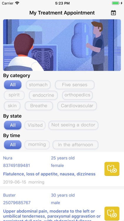 My Treatment Appointment