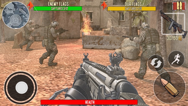 Capture the Army Base Flag 3D