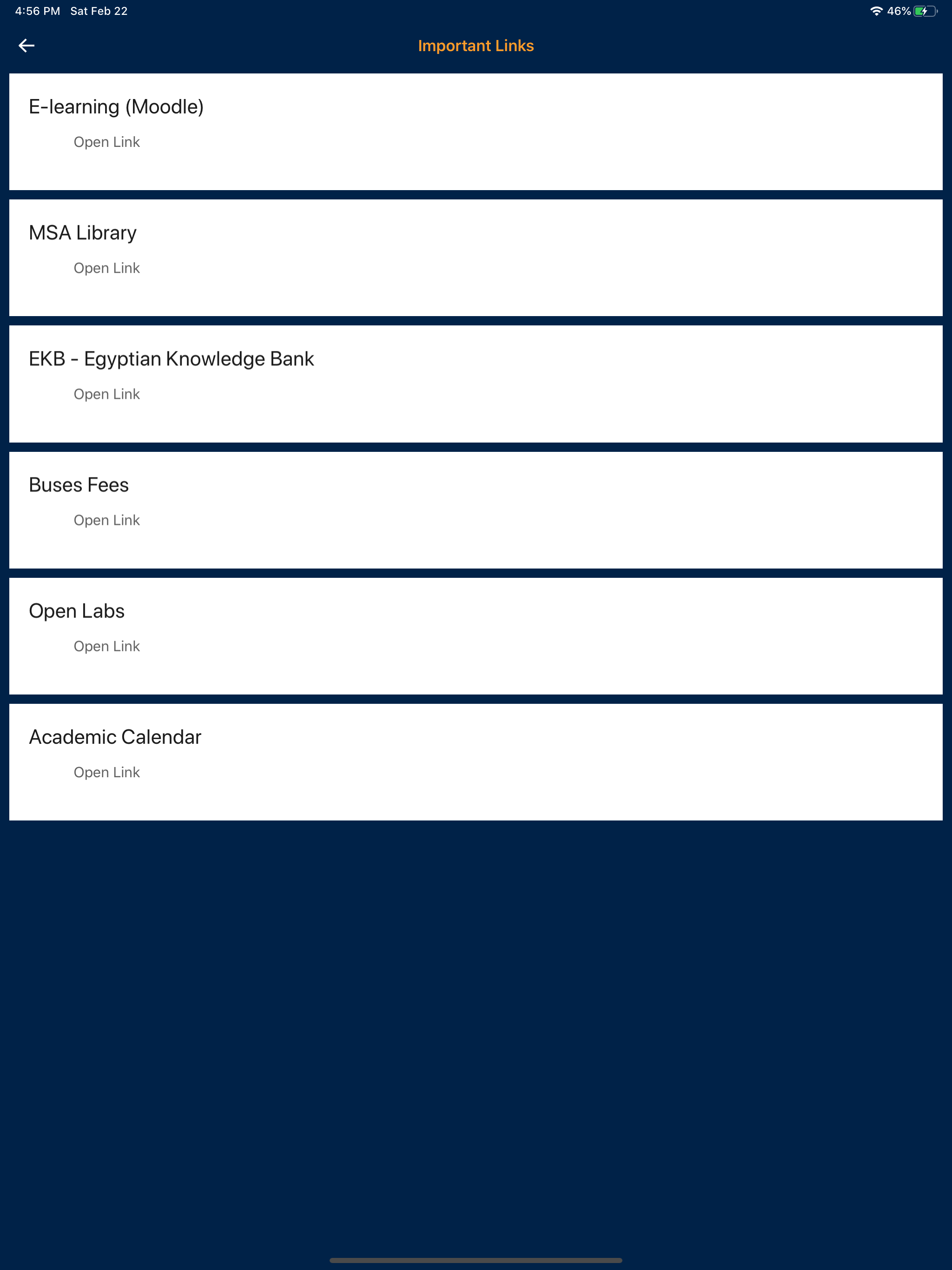 MSA University App screenshot 8