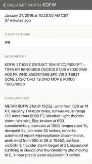 metars aviation weather iphone resimleri 3